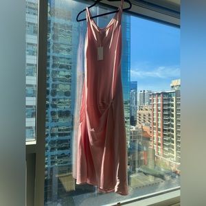 Reformation Bevin Midi Satin Dress Babygirl